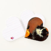 Vintag Schwarz/Weiß Halloween Kitten Notizblock (Innenseite)