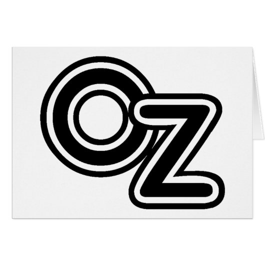 Vintag Schwarz-Weiß-Zauberer von Oz Fairy Tale (Vorderseite (Horizontal))