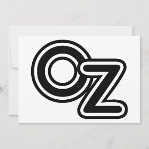 Vintag Schwarz-Weiß-Zauberer von Oz Fairy Tale