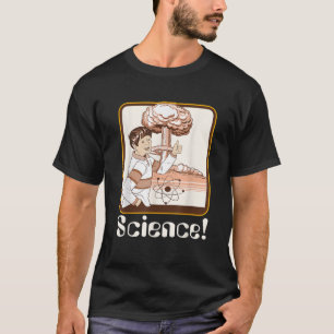Vintag Science Gif Funny Atombomb Retro Nerd G T-Shirt