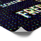 Vintag Scifi Movie Forbidden Planet Robot Poster (Ecke)