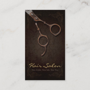 Vintag Scissor den beruflichen Haar-Stylist-Salon Visitenkarte