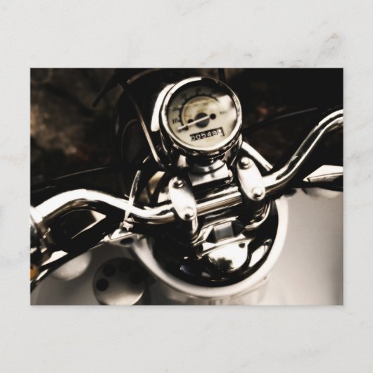 Vintag Scooter Postkarte (Vorderseite)