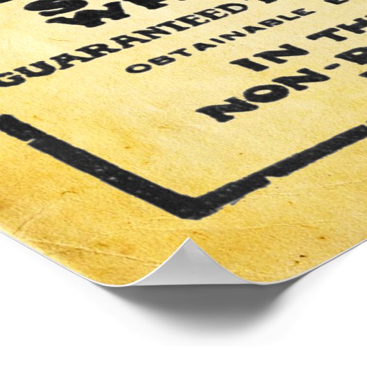 Vintag Scotch Whiskey Poster (Ecke)