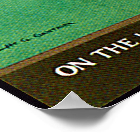 Vintag Scotland Golf Poster (Ecke)