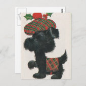 Vintag Scottie Dog Postkarte (Vorne/Hinten)