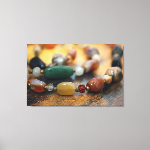 Vintag Scottish Agate Necklace Stylish Leinwand