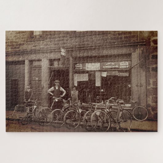 Vintag Scottish Bicycle Shop G J MacDonald c 1925 Puzzle (Horizontal)