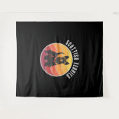 Vintag Scottish Terrier Sunset Wandteppich (Vorderseite (Horizontal))