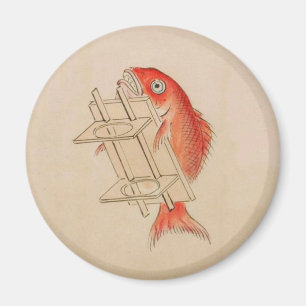Vintag Sea Bream Yokai Magnet