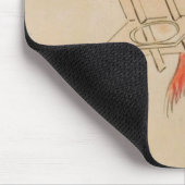 Vintag Sea Bream Yokai Mousepad (Ecke)