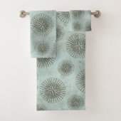 Vintag Sea Shanty | Steampunk Compass Ephemera Badhandtuch Set (Insitu)