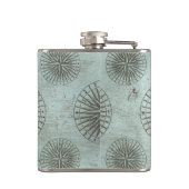 Vintag Sea Shanty | Steampunk Compass Ephemera Flachmann (Rückseite)