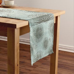 Vintag Sea Shanty Steampunk Compass Ephemera Kurzer Tischläufer