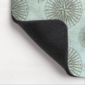 Vintag Sea Shanty | Steampunk Compass Ephemera Mousepad (Ecke)