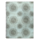 Vintag Sea Shanty | Steampunk Compass Ephemera Notizblock (Vorderseite)