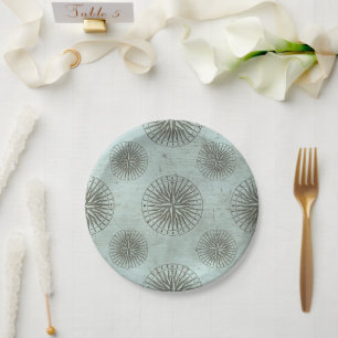 Vintag Sea Shanty   Steampunk Compass Ephemera Pappteller