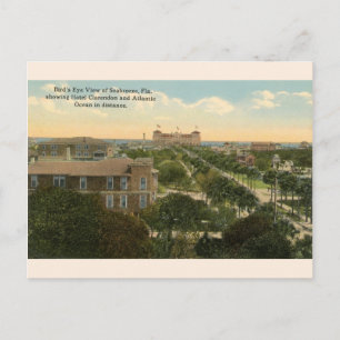 Vintag Seabreeze Florida Clarendon Hotel Postcard Postkarte