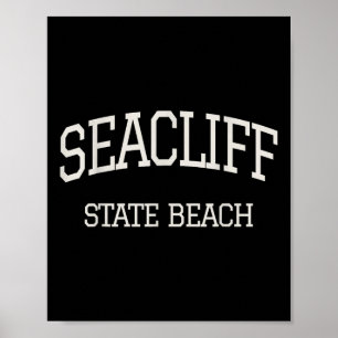 Vintag Seacliff Staat Beach Monterey Ca Californi Poster