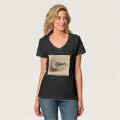 Vintag Seagull Illustration 1906 T-Shirt (Vorderseite Vollansicht)