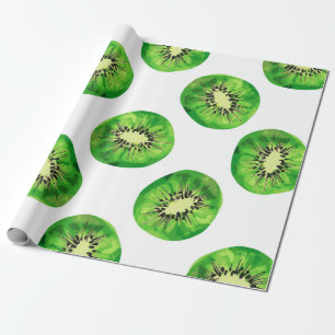 Vintag Seamless-Muster-Kiwi-Illustrationshand dr Geschenkpapier