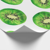 Vintag Seamless-Muster-Kiwi-Illustrationshand dr Geschenkpapier (Ecke)