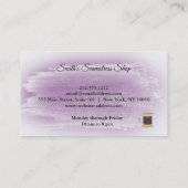 Vintag Seamstress Visitenkarte (Rückseite)