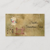 Vintag Seamstress Visitenkarte (Vorderseite)