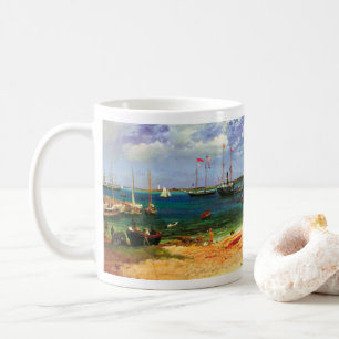 Vintag Seascape, Hafen Nassau von Bierstadt Kaffeetasse
