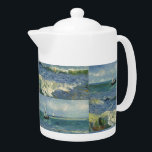 Vintag Seascape in der Nähe von Les Saintes-Maries<br><div class="desc">In das Design dieses Produktes aufgenommen ist ein bezaubernder Ausdruck von "Seascape near Les Saintes-Maries-de-la-Mer" ein Öl auf Leinwand Malerei erstellt 1888 von Vincent van Gogh. Vincent van Gogh (1853 - 1890) war ein niederländischer postimpressionistischer Maler, der in etwas mehr als einem Jahrzehnt etwa 2.100 Gemälde schuf, darunter etwa 860...</div>