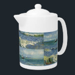 Vintag Seascape in der Nähe von Les Saintes-Maries<br><div class="desc">In das Design dieses Produktes aufgenommen ist ein bezaubernder Ausdruck von "Seascape near Les Saintes-Maries-de-la-Mer" ein Öl auf Leinwand Malerei erstellt 1888 von Vincent van Gogh. Vincent van Gogh (1853 - 1890) war ein niederländischer postimpressionistischer Maler, der in etwas mehr als einem Jahrzehnt etwa 2.100 Gemälde schuf, darunter etwa 860...</div>
