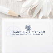 Vintag Seashell | Nautische Fragestellung Rücksend (Insitu)