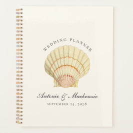 Vintag Seashell Wedding Planner Planer