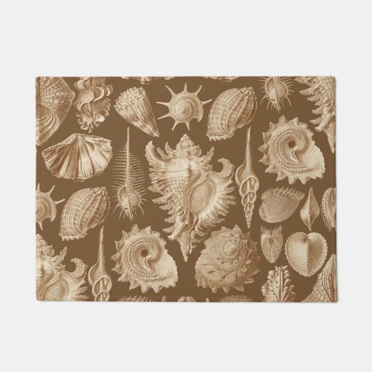 Vintag Seashells Antike Fußmatte (Vorderseite)