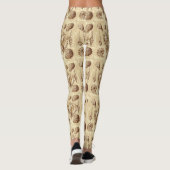 Vintag Seashells Antike Leggings (Rückseite)
