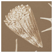 Vintag Seashells Antike Stoff (Nahaufnahme)