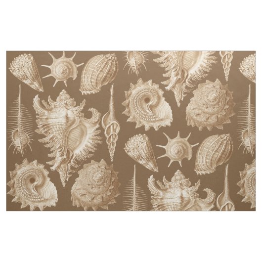 Vintag Seashells Antike Stoff (Fat Quarter (45,7 x 55,9 cm))