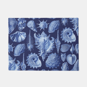 Vintag Seashells Blue Fußmatte