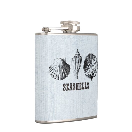 Vintag Seashells Flachmann (Rechts)