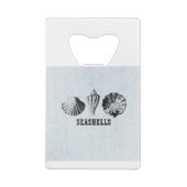 Vintag Seashells Geldkarten Flaschenöffner (Rückseite)