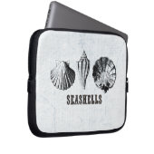 Vintag Seashells Laptopschutzhülle (Vorne Rechts)