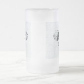 Vintag Seashells Mattglas Bierglas (Mittel)