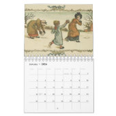Vintag Seasons von Kate Greenaway Blume Garlands Kalender (Jan 2026)