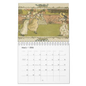 Vintag Seasons von Kate Greenaway Blume Garlands Kalender (Mär 2026)