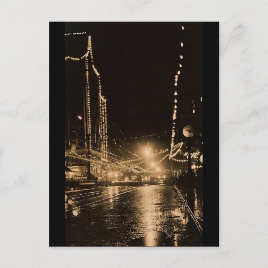 Vintag Seattle Postkarte (Vorderseite)