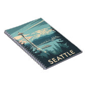 Vintag Seattle Travel Notizblock (Rechte Seite)