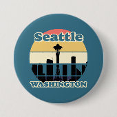 Vintag Seattle Washington Button (Vorderseite)