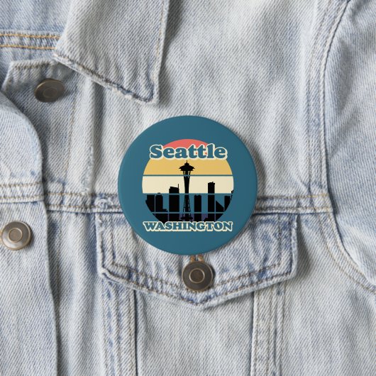 Vintag Seattle Washington Button (Beispiel)