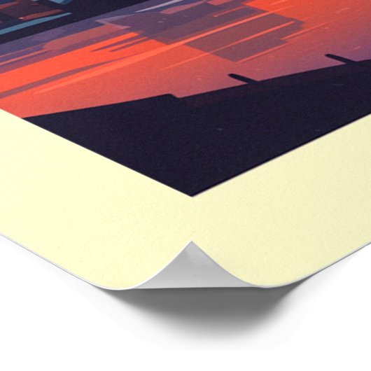 Vintag Seattle Washington Poster (Ecke)