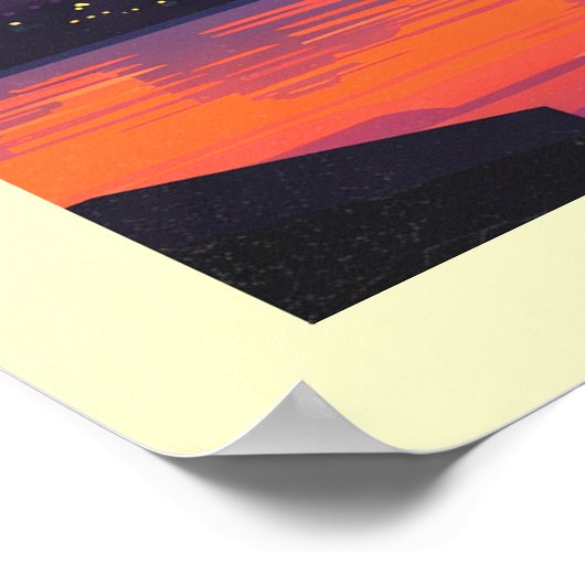 Vintag Seattle Washington Poster (Ecke)